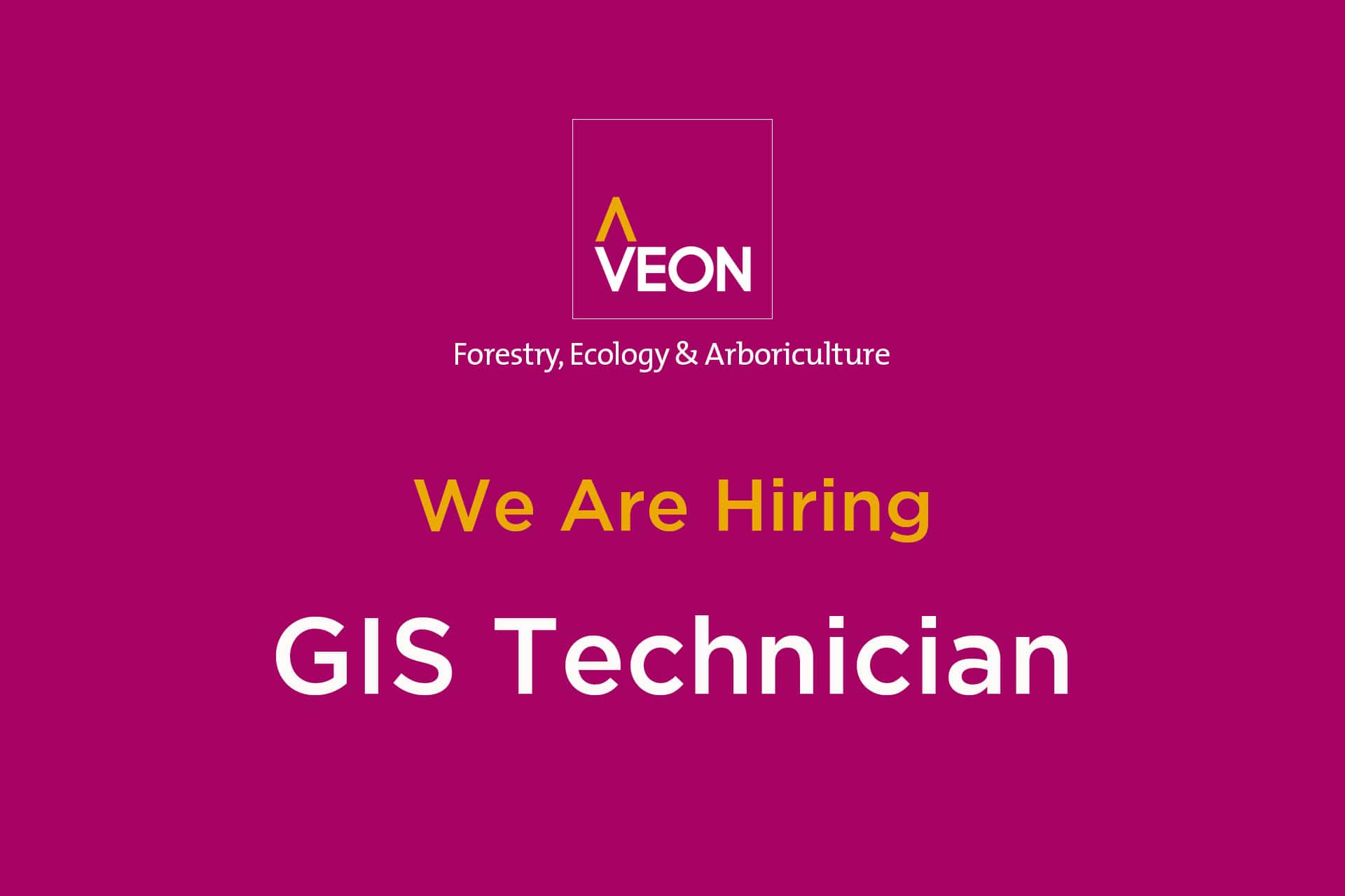 Veon are Hiring - GIS Technician Required